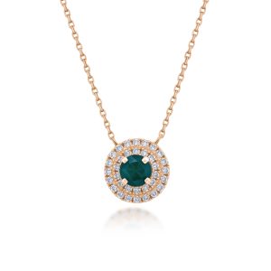 Emerald Diamond Necklace