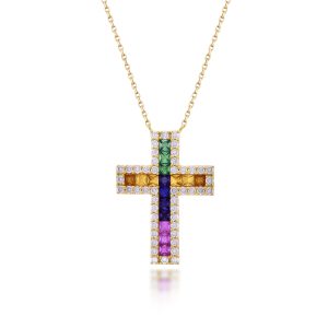 Color Diamond Necklace