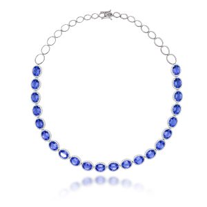Tanzanite Diamond Necklace (Contact Us)