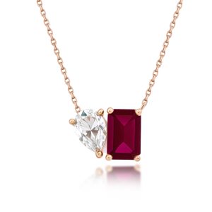 Color Diamond Necklace