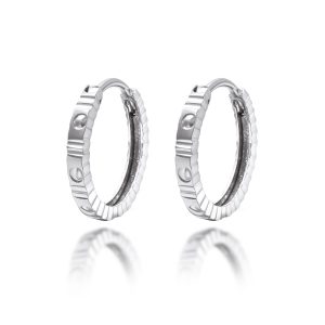 18K White Gold Earrings
