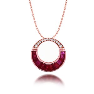 Ruby Diamond Necklace ( Contact Us )