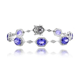 Tanzanite Diamond Bracelet (Contact Us)