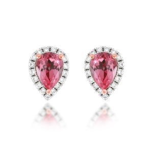 Mahenge Spinel Diamond Earrings