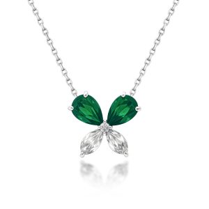 Emerald Diamond Necklace