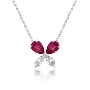 Ruby Diamond Necklace
