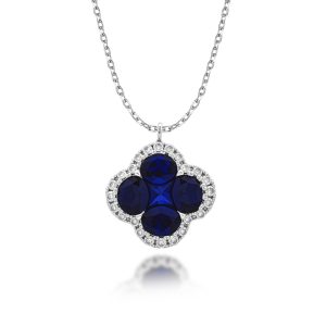 Blue Sapphire Necklace (Contact Us)