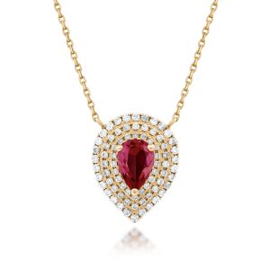 Ruby Diamond Necklace