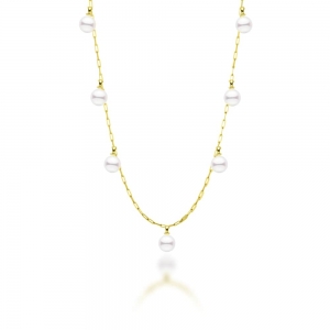 Milena Akoya Pearl Necklace
