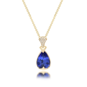 Tanzanite Diamond Pendant (Contact us)