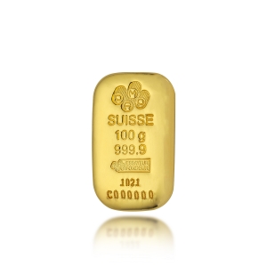 PAMP Gold Cast Bar (100g)