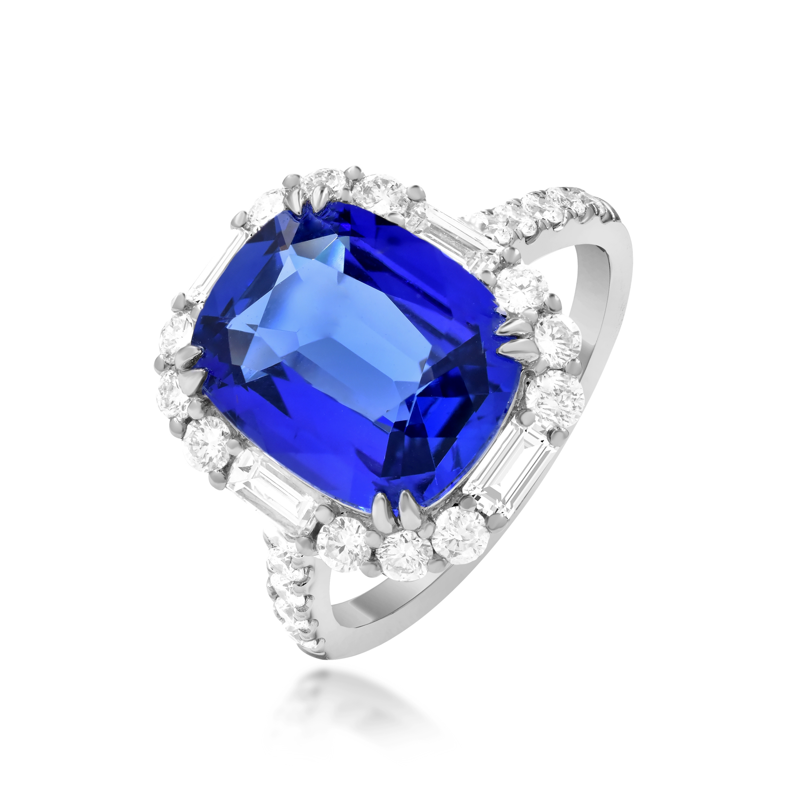 Blue Sapphire Diamond Ring Venessa Diamonds