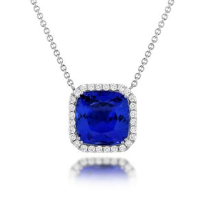 4 Carat Tanzanite Diamond Necklace (Contact us)