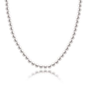 Fresh Water Pearl Necklace (7.5mm) (Preorder)