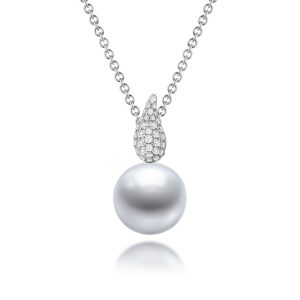 Tahitian Pearl Diamond Pendant 