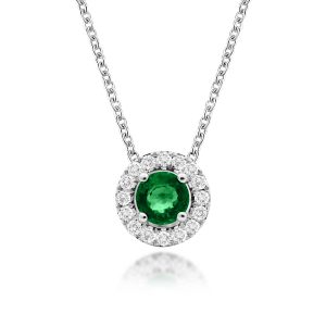 Emerald Diamond Pendant (Preorder)