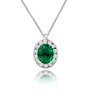 Emerald Diamond Pendant (Preorder)
