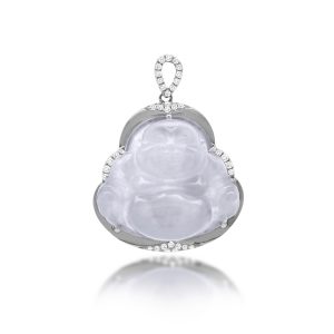 Jadeite Diamond Pendant