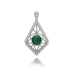 Jadeite Diamond Pendant (Contact us)