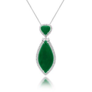 Jadeite Diamond Pendant (Contact us)