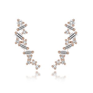 Diamond Earrings (Rose Gold)