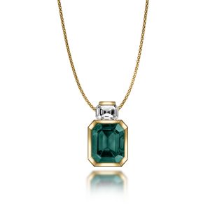 Gemstone Diamond Pendant (Contact Us)