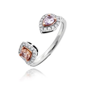 Natural Champagne Yellow Diamond Ring