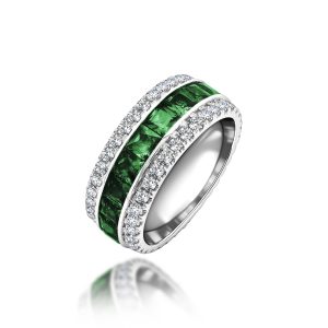 Tsavorite Diamond Ring (Contact us)