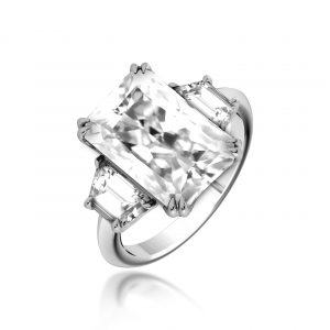 Emerald Cut Diamond Ring (Contact Us)