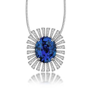Tanzanite Diamond Pendant (Contact Us)