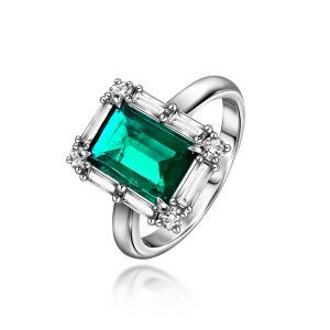 Emerald Diamond Ring (Contact us)