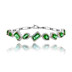 Emerald Diamond Bracelet (Contact us)