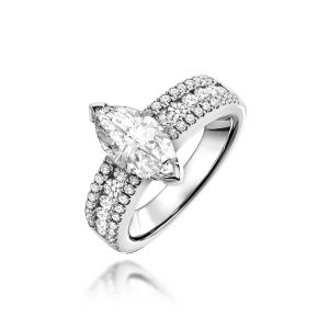 Marquise Cut Diamond Ring (Contact Us)