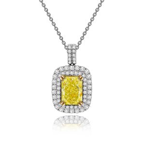 Fancy Yellow Diamond Pendant (Contact Us)
