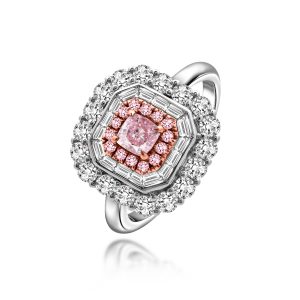 Pink Diamond Ring
