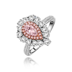 Pink Diamond Ring
