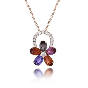 Color Diamond  Necklace