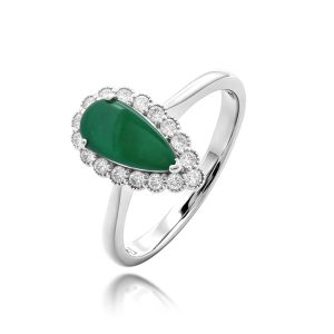 Jadeite Diamond Ring