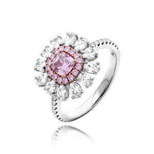 Pink Diamond Ring