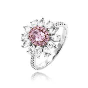 Pink Diamond Ring