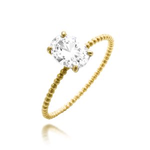 Oval Diamond Ring
