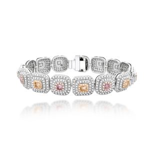 Natural Color Diamond Bracelet (Contact Us)
