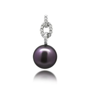 Tahitian Pearl Diamond Pendant