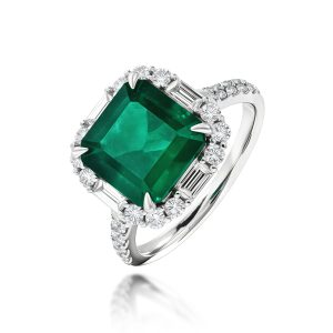 Emerald Diamond Ring (Contact Us)