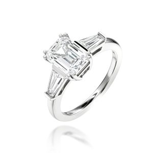 1.5 carat Emerald Cut Diamond Ring (Contact Us)