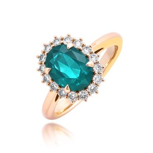 Emerald Diamond Ring (Contact Us)