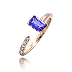Blue Sapphire Diamond Ring (Contact Us)