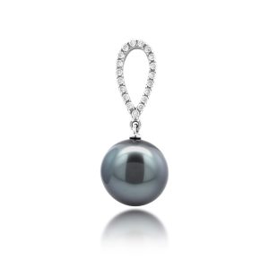 Tahitian Pearl Diamond Pendant