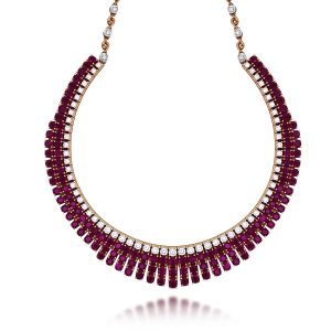 Burmese Ruby Diamond Necklace (Contact Us)