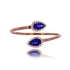 Sapphire Diamond Bangle (Contact Us)